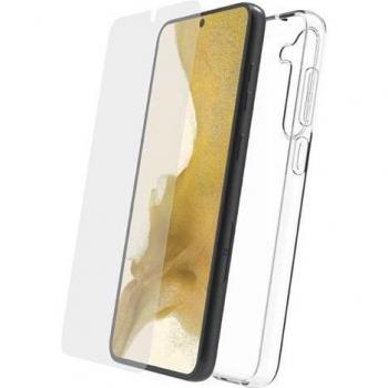MyWay Galaxy Plus Protective Kit: Soft Case + Tempered Glass