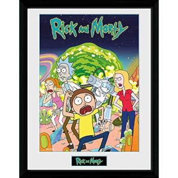 Framed Rick and Morty Collection Poster