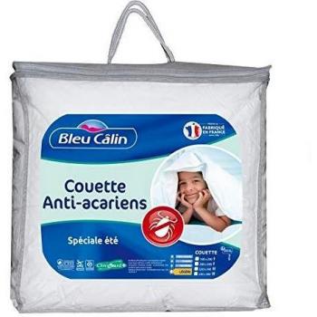 Tessuto Bianco Piumino Bleu KMS20H246 Matrimonio 240x260 cm