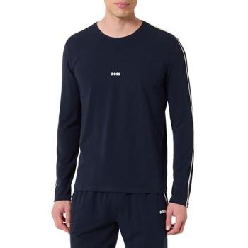 BOSS Langarmshirt »Unique« in Marineblau für Männer