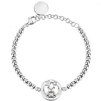 Bracciale Love in Acciaio più Cristalli – S0R25