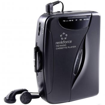 Renkforce RF-CP-150 Portable Cassette Player Black