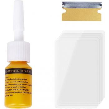 Kit de resina para reparar arañazos en cristales de coche