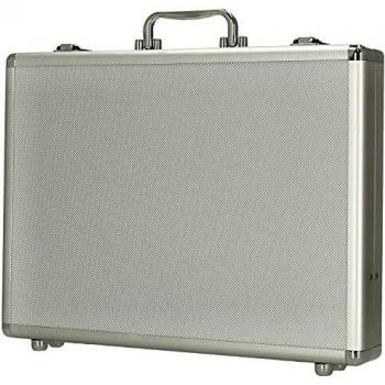 Koffer en aluminium argenté