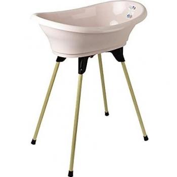 Rosa Poudré Thermobaby Set mit Badewanne und Zubehör – Vasco