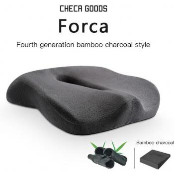 Coussin de siège en mousse à mémoire de forme, orthopédique, pour voiture et bureau