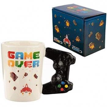 Game Over Tasse mit 3D Controller-Henkel, 100% Keramik