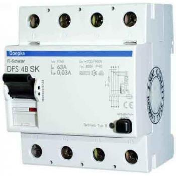 Residual Current Breaker 4‑P – DFS4 040‑4/0,10‑B NK