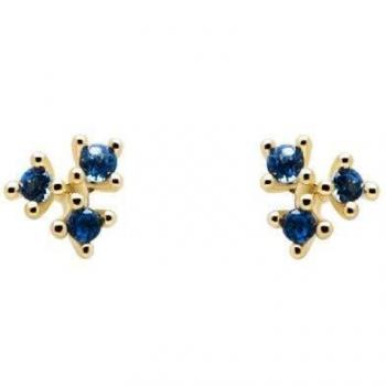 Pendientes PDPaola con Circonitas Azules