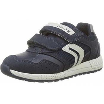 Geox J ALBEN Boy C, Scarpe da Ginnastica Basse Bambino, Giallo (Yellow/Black C0551), 31 EU