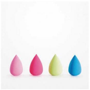 Mini Esponjas Bifull Minidrops para maquillaje, pack de 4