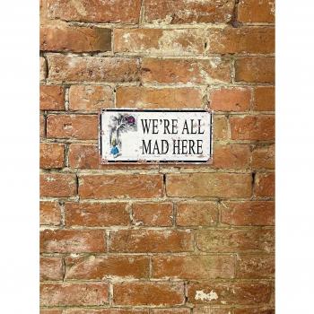 Alice In Wonderland Vintage Metal Sign