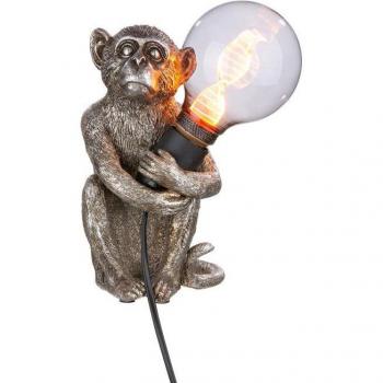 Monkeys Sitzen – 22 cm Hoches Silberlichtobjekt
