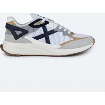 Baskets Munich Tip Noir-Gris-Beige 40