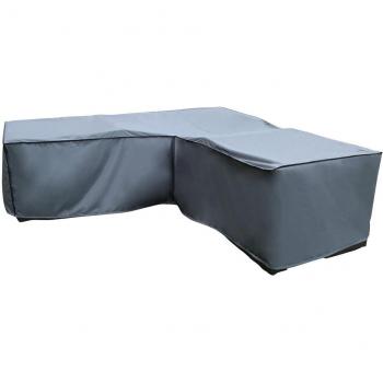 Funda para muebles de jardín sofá de esquina 270 x 210 x 85 x 65/90 cm