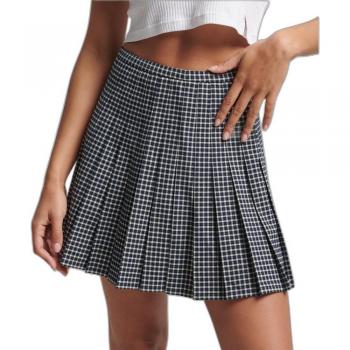 Mini jupe plissée Superdry Vintage femme