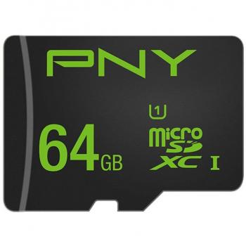 PNY Micro SDXC Speicherkarte 64GB Class 10 50MB/s