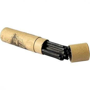 Carbón para Dibujo: Caja de 20 Tiras y Lápices