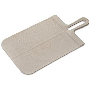 KOZIOL Schneidebrett Snap L Nature Desert Sand 24x46 cm, Kunststoff, mit Klappfunktion