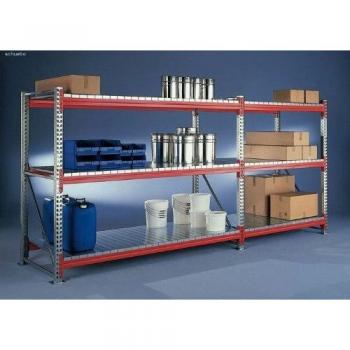 Großfachregal Anbauregal 3300 x 2700 x 800 mm verzinkt