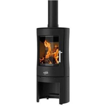 Godin Poêle à bois Mirande 8,5 kW – Peint Anthracite