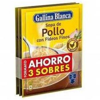 Gallina Blanca Sopa de Pollo con Fideos 2+1 71g
