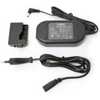 Câble d'alimentation 2m vhbw pour Canon EOS Rebel XS/XSi