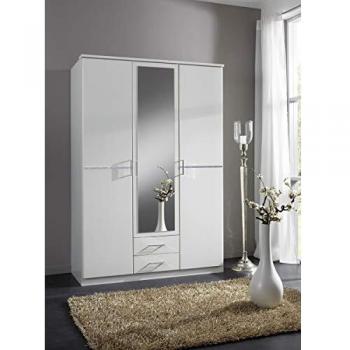 Rangement PEGANE Blanc miroir, accents cristaux