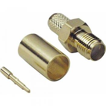 Connecteur SMA Femelle Droit à polarité inversée TRU COMPONENTS 1579419 1 pc