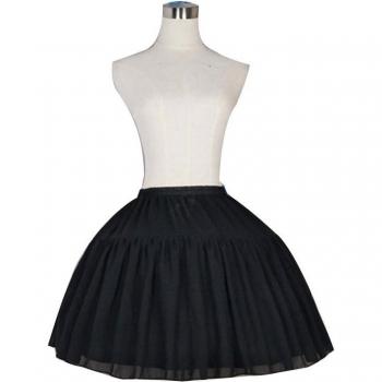 Jupon Noir Blanc pour Cosplay