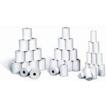 Blister 10 rotoli bilancia carta termica BPA free NVCSF 62,5mm x 30mt ᾱ50mm