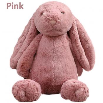 Doudou Lapin Doux – 30 cm, Oreilles Fluff, Jouet Relaxant