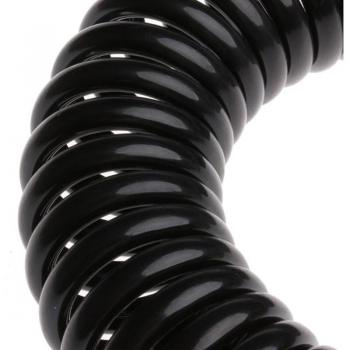 Tube flexible noir 4x6mm pour compresseur d'air