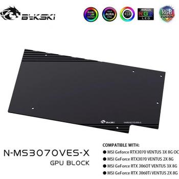 Refrigeración por Agua Bykski para GPU 3060, 3070, 3080, 3090