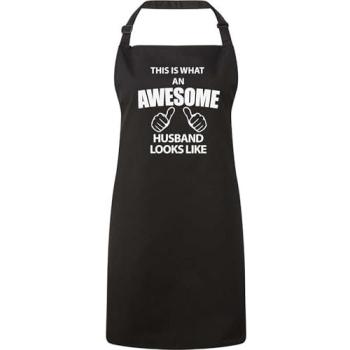 Ultimate Husband Chef Apron in Black