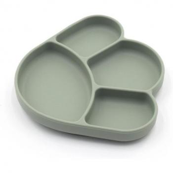Plats en Silicone avec formation à l'aspiration pour bébé