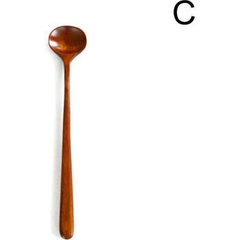 Houten soeplepel Koreaanse vorm 27,5 cm