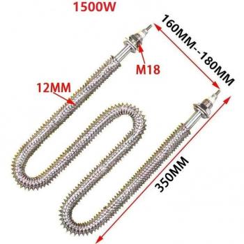 220V/380V Finned Heating Element M18 Tubular Air Fin Heater 2.5kW