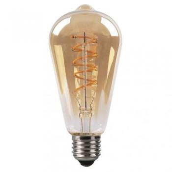 Lampadina LED Spirale Verde Pebetero 4W 250lm E27 Ambar
