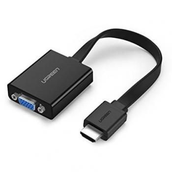 UGREEN HDMI zu VGA Adapter 1080P für Laptop und PC, Schwarz
