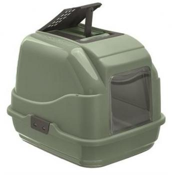 Arenero Zuma Second Life Reciclado Verde para Gatos 50X40X40 cm