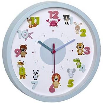 TFA Dostmann LITTLE ANIMALS Kinder-Wanduhr