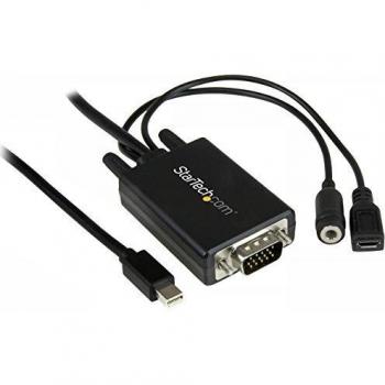 StarTech.com 6ft Mini DP to VGA Adapter Cable with Audio