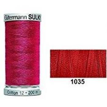 Dark Burgundy Sulky Cotton 200m Thread