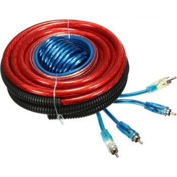 Sistema Amplificador 4 Gauge 2800 W + Cableado
