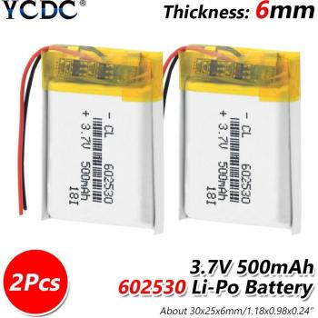 Batería 602530 Li-Po 3.7V 500mAh para lápiz de lectura