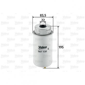 VALEO 587730 Filtro de Combustível Automotivo
