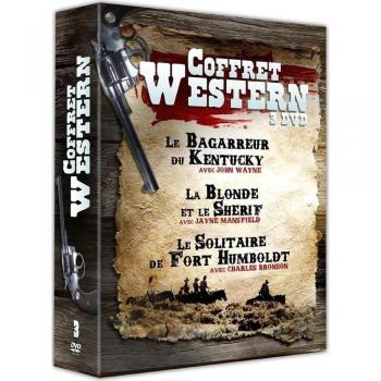 Coffret Western 3 Films : Le Bagarreur Du Kentucky + La Blonde Et Le Shérif + Le Solitaire De Fort Humboldt