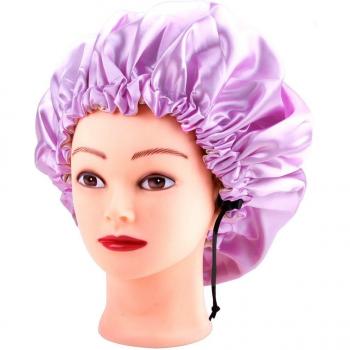 Reversible Satin-Haube für Haarpflege