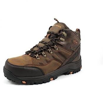 Skechers Brown Relment-Traven Boots for Men Size 11